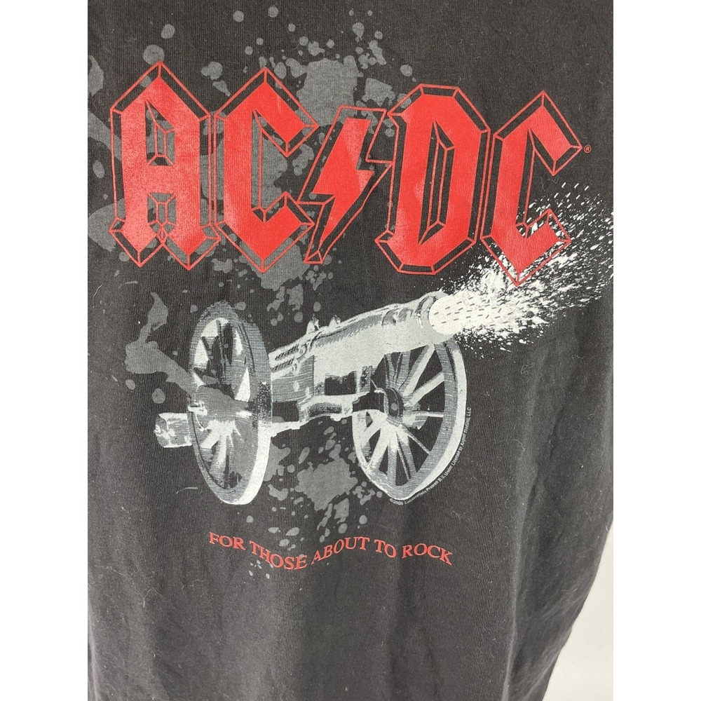ACDC T-‎ Shirt Adult Medium Alstyle For Those About To Rock Short Sleeve Tee NWT
